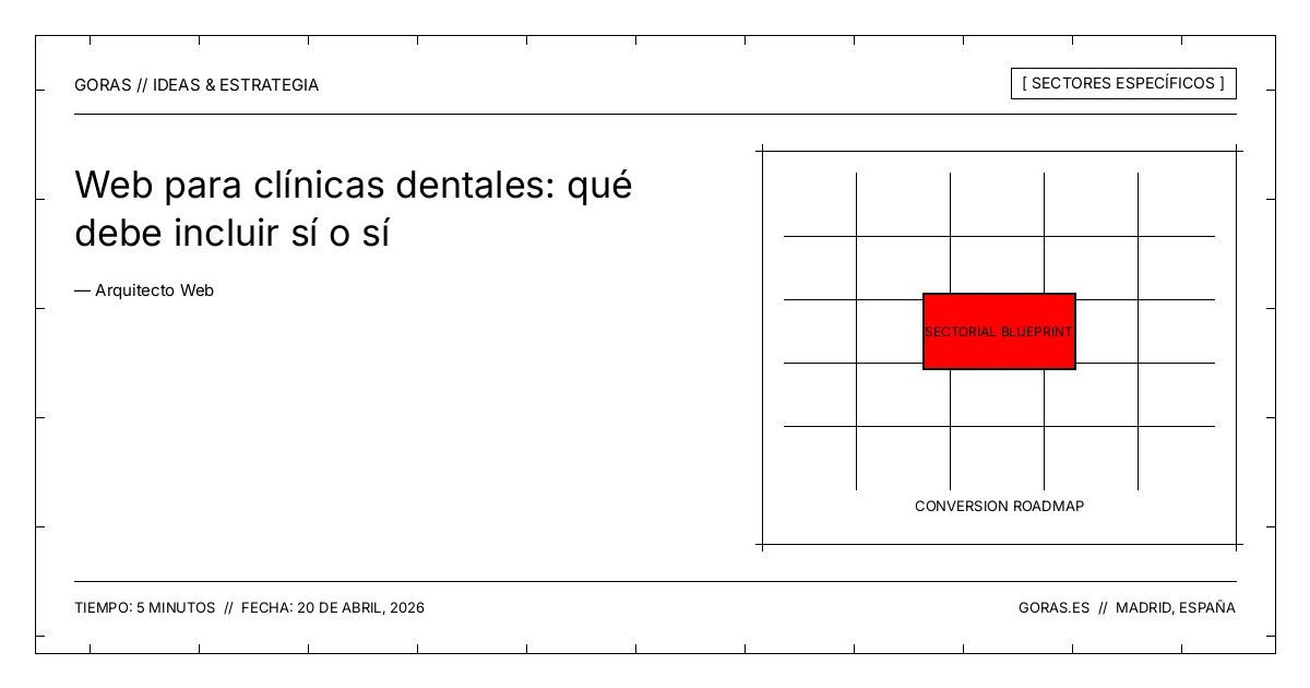 Diseño web para clínicas dentales