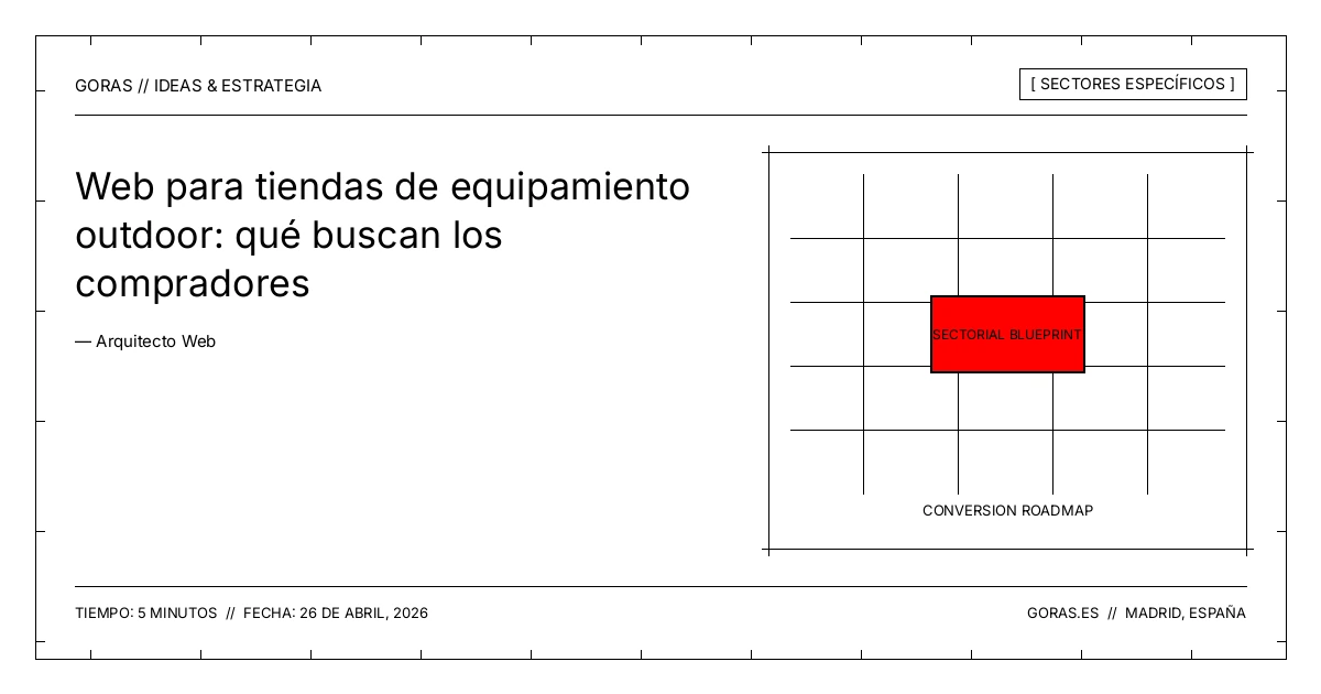 E-commerce de montaña y equipamiento outdoor